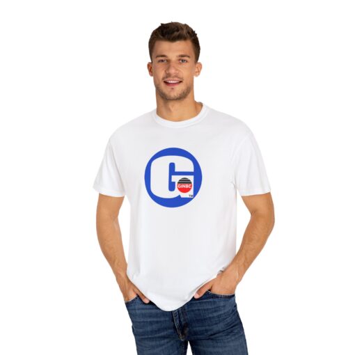 Casual Unisex Garment-Dyed T-Shirt with Graphic Logo - Image 3
