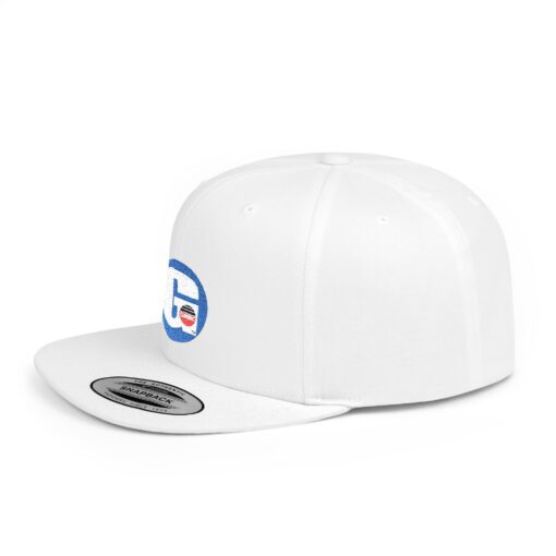G1NBC STUDIO STORE Stylish Flat Bill Snapback Cap with Logo - Trendy Headwear for Everyday Style - Image 3