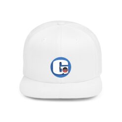 G1NBC STUDIO STORE Stylish Flat Bill Snapback Cap with Logo - Trendy Headwear for Everyday Style