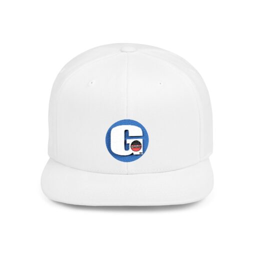 G1NBC STUDIO STORE Stylish Flat Bill Snapback Cap with Logo - Trendy Headwear for Everyday Style