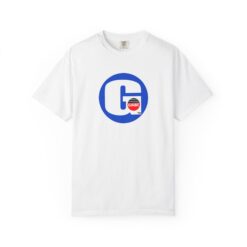 Casual Unisex Garment-Dyed T-Shirt with Graphic Logo