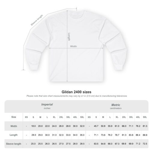 Unisex Ultra Cotton Long Sleeve Tee - Image 3